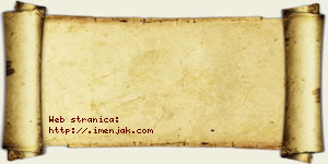 Mia Aćimović vizit kartica